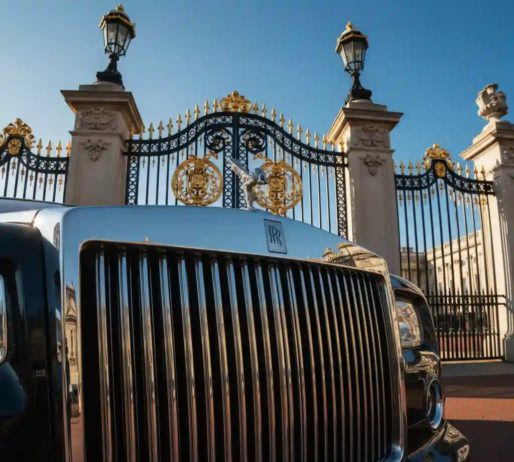 The Rolls-Royce at the Palace Gates